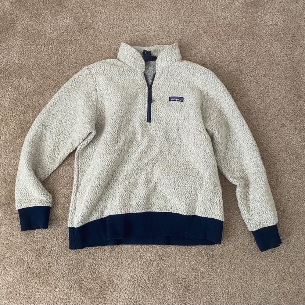 Patagonia 1/4 Zip Fleece Hoodie Womens
